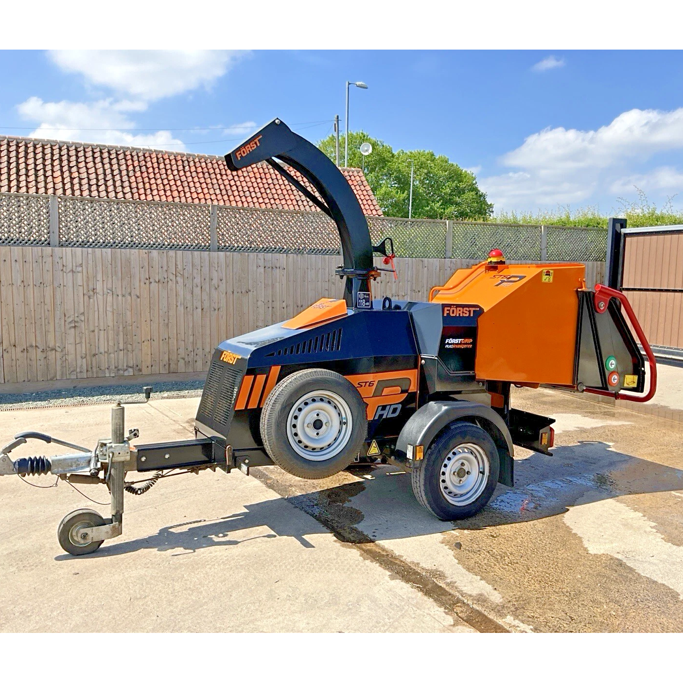 2023 FORST ST6P HD FAST TOW PETROL WOODCHIPPER